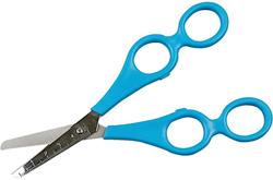 Creativ Company Kinderschere 4-Loch Schere 17cm blau Basteln