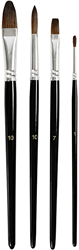 Creativ Company CC Aquarelverf Penselen Set 4 stuks