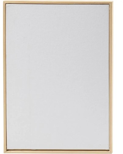 Creativ Company panneau toile à peindre A4 avec cadre 280 g blanc
