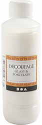 Creativ Company CC Decoupage Kleber, Lack, Glas und Porzellan, 250 ml