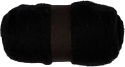 Creativ Company CC kardierte Wolle 100gr Schwarz