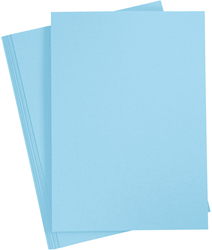 Creativ Company farbiger Karton A4 himmelblau 20 Blatt Bastelpapier Premium