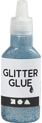 Glitterlijm Lichtblauw, 25ml
