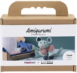 Creativ Company Häkelset Amigurumi Maus mint - kreatives Spielzeug