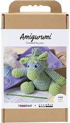 Creativ Company CC Haakpakket Amigurumi Zebra Lichblauw Lichtgroen