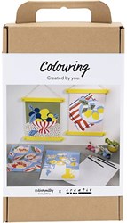 Creativ Company set peinture acrylique peindre par numéros enfants