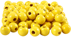 Creativ Company CC Houten Kralen 10 mm Geel 70 stuks