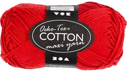 Creativ Company CC Katoengaren 8/8 50 gr - Donkerrood