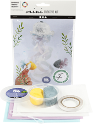 Creativ Company Bastelset Qualle und Fisch - kreative Bastelbox für Kinder