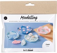 Creativ Company kit de modelage Silk Clay bols colorés loisirs créatifs
