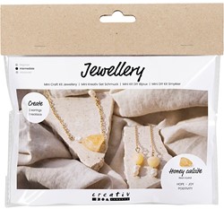 Creativ Company CC Mini Hobbyset Sieraden Honingcalciet Ketting en Oorbellen