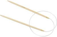 Creativ Company aiguille à tricoter circulaire bambou 4,5 mm 60 cm aiguilles