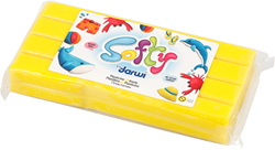 Creativ Company Modelliermasse gelb - Softy Plastilin 500 Gramm vegan