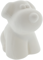 Creativ Company Spardose Tiere Terrakotta weiß 10 cm 4 Stück Dekoration