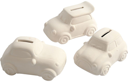 Creativ Company CC Terrakotta Spardose Auto 5,5x12,5 cm 12 Stück