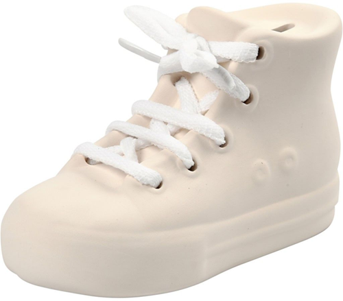 Creativ Company Terracotta Spardose Turnschuh 9x14 cm weiß 8 Stück