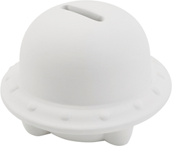 Creativ Company Terrakotta Spardose UFO 9x9x8 cm 6 Stück Dekoration