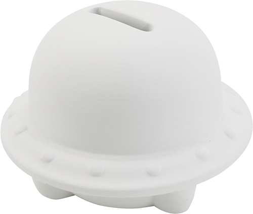 Creativ Company tirelire en terre cuite UFO 9x9x8 cm 6 pièces décoration