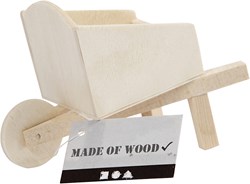 Creativ Company Holzspielzeug Schubkarre Mini Mehrfarbig 11cm