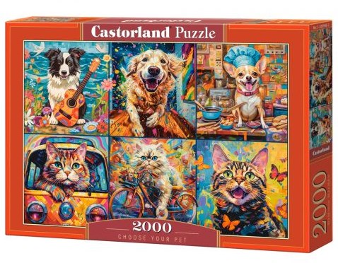 Castorland Choose Your Pet - 2,000 pieces-2