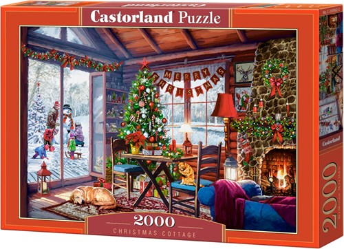 Castorland Christmas Cottage - 2,000 pieces-2