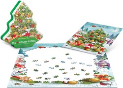 Eurographics Christmas Tree Tin - 550 Teile