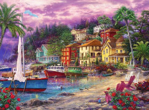 Grafika Chuck Pinson - On Golden Shores - 2,000 pieces