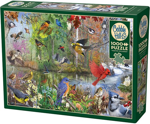 Cobble Hill Puzzle 1000 Teile - Vögel Landschaft Puzzle-2