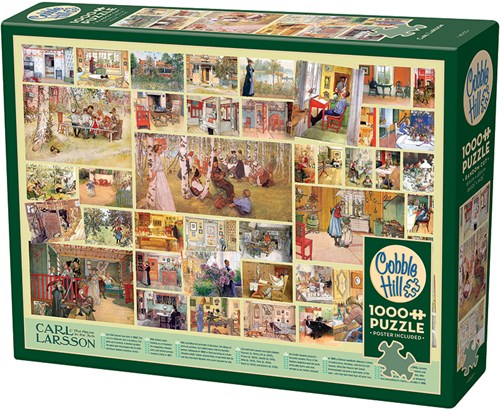 Cobble Hill puzzle Carl Larsson - puzzle d'art 1000 pièces-2