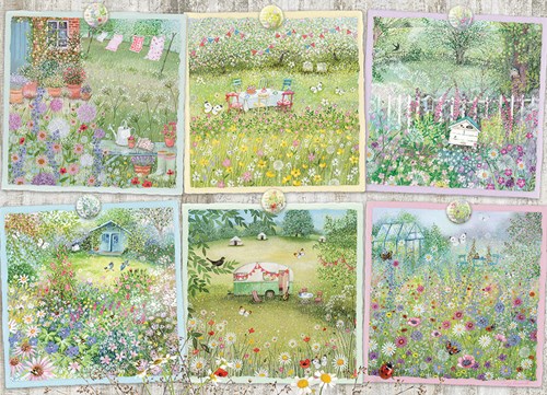 Cobble Hill Puzzle Cottage Gardens - 1000 Teile Natur Puzzle