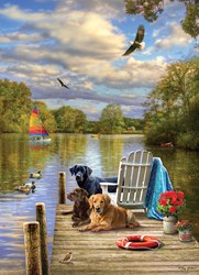 Cobble Hill Puzzle Dog Day Afternoon 1000 Teile Puzzle