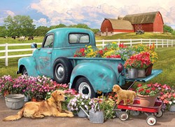 Cobble Hill Puzzle 1000 Teile - Blumenwagen Jigsaw Puzzle