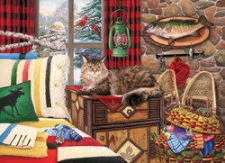 Cobble Hill puzzle chat 1000 pièces - puzzle coloré pour enfants