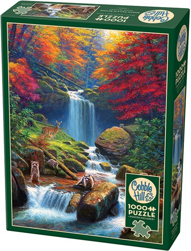 Cobble Hill puzzle cascade d'automne 1000 pièces - Mystic Falls Autumn-2