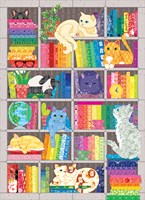 Cobble Hill puzzle animaux chats - Rainbow Cat Quilt 1000 pièces
