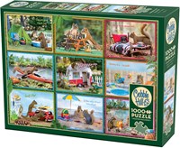 Cobble Hill Puzzle Eichhörnchen auf Urlaub 1000 Teile Tiere-2