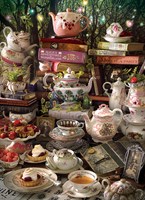 Cobble Hill Puzzle 1000 Teile - We're All Mad Here - Random Cut