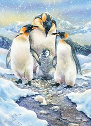 Cobble Hill Puzzle - XXL Pieces Pinguin Familie 350 Teile Karton