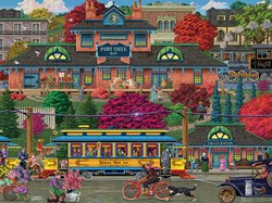 Cobble Hill Puzzle - XXL Bahnhof - 275 Teile - Landschaft