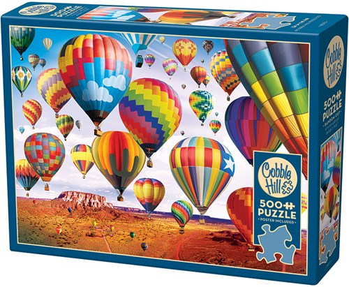 Cobble Hill Puzzle - 500 Teile Landschaft - Up in the Air XXL Puzzleteile-2