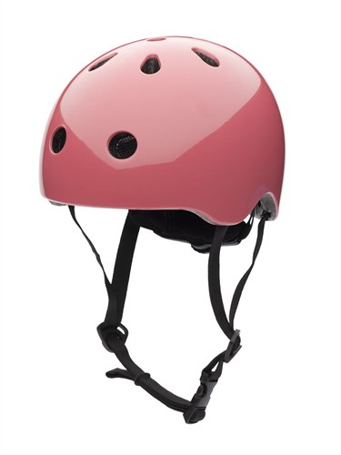 Coconuts casque enfant rose XS - casque vélo sécurisé pour enfants Jaipur pink plain