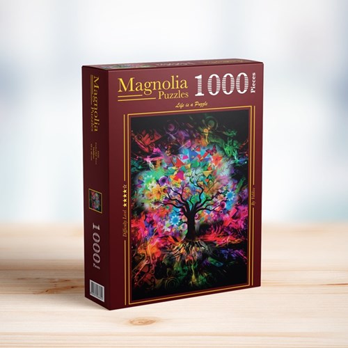 Magnolia puzzle Colorful Tree - 1000 pièces jouet puzzle-2