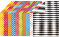 Creativ Company Karton A4 bedruckt 20 Blatt Bastelpapier mehrfarbig