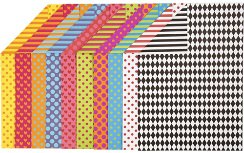 Creativ Company Karton A4 bedruckt 20 Blatt Bastelpapier mehrfarbig