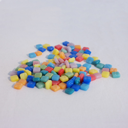 Colourful Mosaics Mosaiksteine bunte Quadrate Mix Tutti Frutti 100g