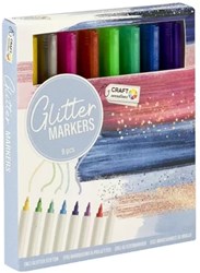 Glitter Markers - 8st.