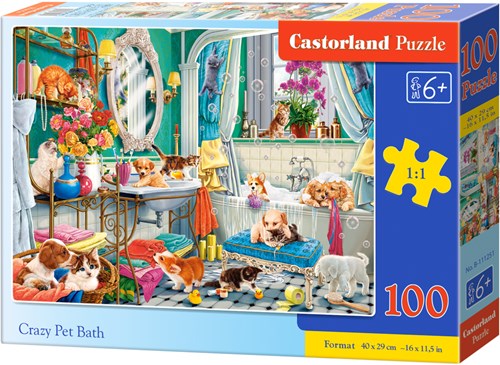 Castorland Crazy Pet Bath - 100 pieces-2