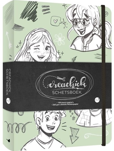 MUS CreaChick Schetsboek Sage Green