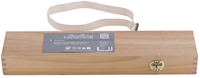 Cretacolor Pinselbox aus Holz - Pinsel Aufbewahrungsbox 45x5x9 cm