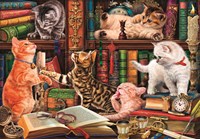 Clementoni Puzzle 1000 Teile Katzen Curious Whiskers kompakt
